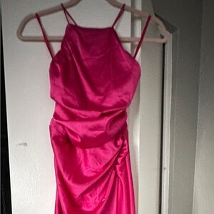 Elegant Pink Evening Gown